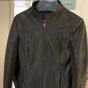 Danier Italian leather motorcycle jacket